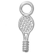 Dije con forma de raqueta de tenis, 16 x 5 mm - Plata 925 x 1