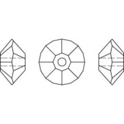 Fresas planas PureCrystal 5305 de 5 mm - Crystal Aurum x30