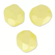 Facetadas 6 mm Pastel Yellow Pearl x25