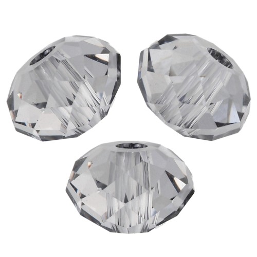Cuenta redonda aplanada Swarovski 5040 de 6 mm - Crystal Urban Grey x1