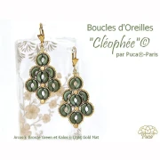 Cuentas de cristal Arcos® de Puca® 5 x 10 mm - Bronce granate x 10 g