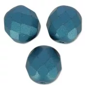 Facetadas 8 mm Pastel Petrol x20