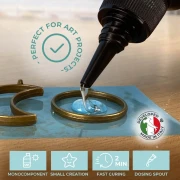 Resina UV Reschimica con filtro antiamarilleamiento - Transparente x 100 g