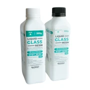 Resina epoxi bicomponente Reschimica - efecto cristal - Transparente x 300 g