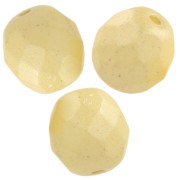Facetadas 8 mm Pastel Yellow Pearl x20|raw }}