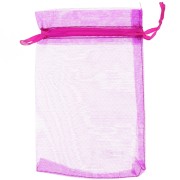 Bolsitas Organza 95x150 mm Hot Pink x20