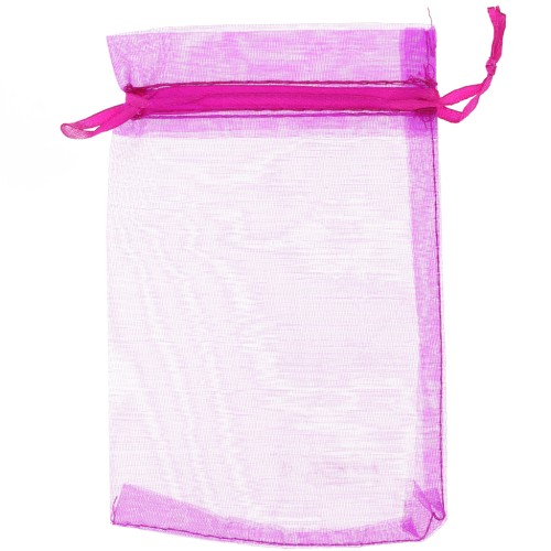 Bolsitas Organza 95x150 mm Hot Pink x20