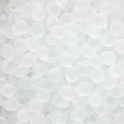 Mini gotas Miyuki de 3,4 mm DP131F - Crystal Mat x8g