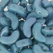 Arcos® par Puca® 5x10 mm Chalkwhite Blue Ceramic Look x10g