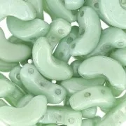 Arcos® par Puca® 5x10 mm Opaque Light Green Ceramic Look x10g