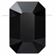 Cuenta Pendulum de Swarovski 5514, 8 x 5,5 mm - Negro azabache x1