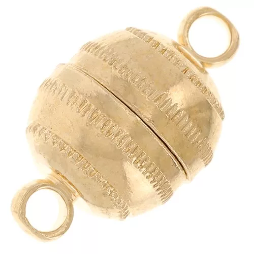 Cierre magnético 14x8 mm dorado x1