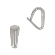 Enganche colgante 7 mm rodiado x100