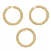 Anillas abiertas  5x0.7 mm dorado x50