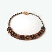 Cuentas acrilica Entrepiezas 2 agujeros Carrier Beads 18x9 mm Smoked Topaz x10