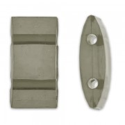 Cuentas acrilica Entrepiezas 2 agujeros Carrier Beads 18x9 mm Black Diamond x10|raw }}