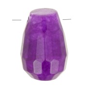Gota facetada 6.5x10mm Violet Agate x1|raw }}