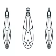 Gota Prismatic PureCrystal 6533 17,5 mm Crystal Golden Shadow/dorado x1