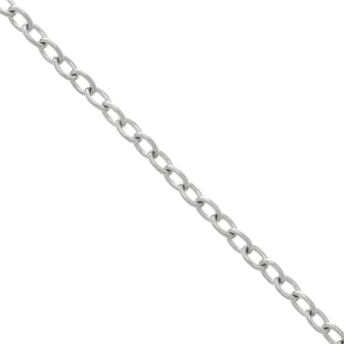Cadena malla ovalada 6x4.6 mm Acero inox x99cm