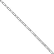 Cadena malla rectangular 5x3 mm Acero inox x99cm