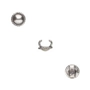 Émbolo de apriete para encaje 5 mm Plateado fino x1