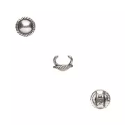 Émbolo de apriete para encaje 5 mm Plateado fino x1