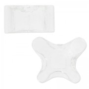 Mariposa de vidrio para decorar 25x22x14 mm x1