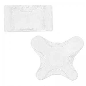 Mariposa de vidrio para decorar 25x22x14 mm x1