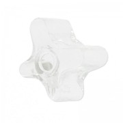 Mariposa de vidrio para decorar 25x22x14 mm x1