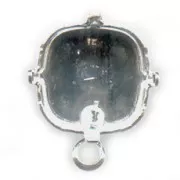 pendientes con trasera soporte cabuchón 4470 12 mm plateado x2