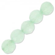 Cuentas Redondas facetadas  6 mm Amazonite x15