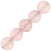 Cuentas Pink Calcedoine  6 mm x15