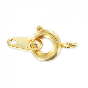 Cierre de reasa 6 mm Dorado con oro fino x144