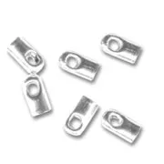 Terminales 1.5 mm plateado x20