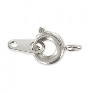 Cierre de reasa 6 mm rodiado x144