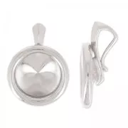 Engastado colgante 1122  12 mm de Plata 925 x1