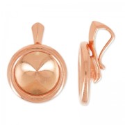 Engastado colgante 1122  12 mm de Plata 925 dorado rosa x1|raw }}