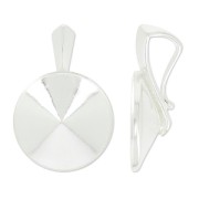 Engastado colgante 1122  14 mm de Plata 925 x1