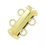 Cierre 2 vías corredizo 15 mm de Gold filled