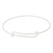 Pulsera Jonc texturado 21 cm de Plata 925 x1|raw }}