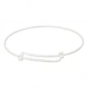 Pulsera Jonc texturado 21 cm de Plata 925 x1