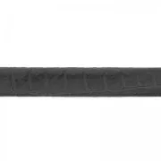 Cordón de cuero doble imitación lagartija 5 mm Gris x 50cm