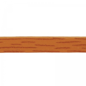 Cordón de cuero doble Foulonné 5 mm Marrón claro x 50cm