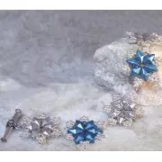 Diamonduo 2-hole 5x8 mm Green Turquoise Lumi Pecan x10g