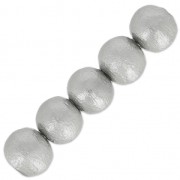 Cotton Pearls Miyuki  6 mm Gris x20|raw }}