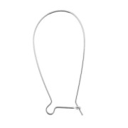 Pendientes hilo 38 mm de Plata 925 x2|raw }}