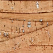 Cordón corcho doble metalizado 10 mm Natural/Plateado x 50cm|raw }}