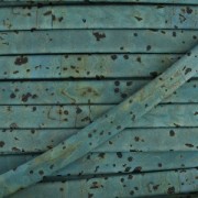 Cordón corcho doble 5 mm Azul Gris x 50cm