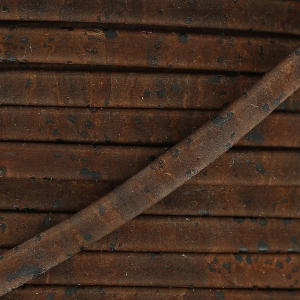 Cordón corcho doble 5 mm Marrón x 50cm