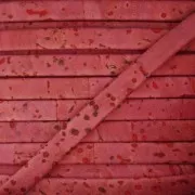 Cordón corcho doble  5 mm Frambuesa x 50cm